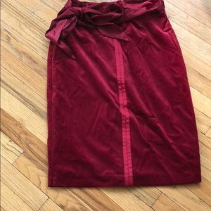 New York & Company Skirts - Velvet skirt in cranberry New York & Company Skirts - Velvet skirt in cranberry